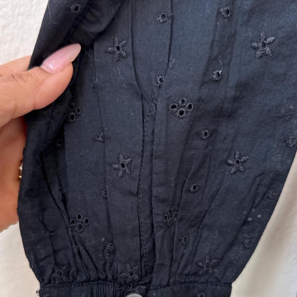 Black Ruffled Blouse - JCrew - Picture 4 of 7